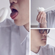 The taste transformer, the inhaler (to ingest the stomach hardening bacteria), and the smell transformer as imagined by artist Paul Gong.